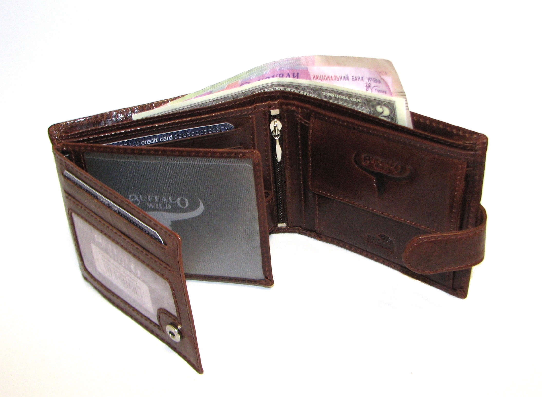 Кошелек мужской Buffalo Wild N992L-BW BROWN Кошелек мужской Buffalo Wild N992L-BW BROWN